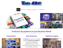 Tablet Screenshot of libreria-todoutil.com